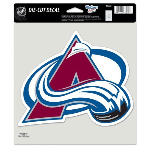 Colorado Avalanche Die-Cut Decal - 8in x8in Color