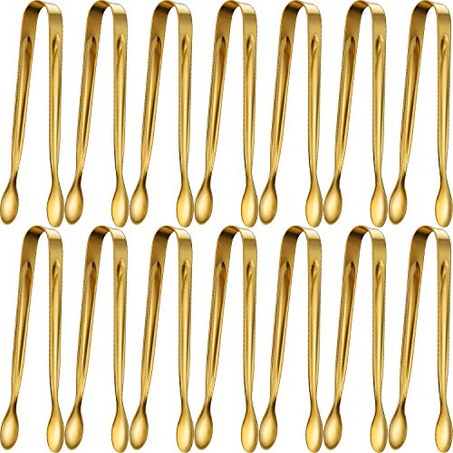 12 Pieces Sugar Tongs Ice Tongs Stainless Steel Mini Serving Tongs Appetizers Tongs