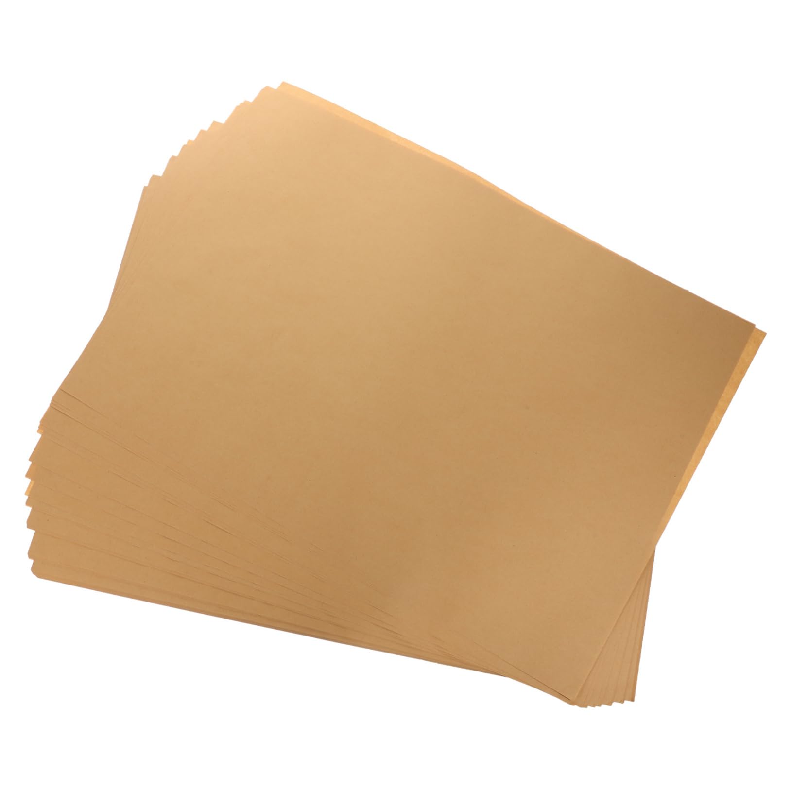 PartyKindom Papel de Obsequio Kraft Dorado para Cumpleaños y Baby Showers, Diseño Ligero, 100 Hojas de Embalaje para Manualidades y Envoltorio de Cajas