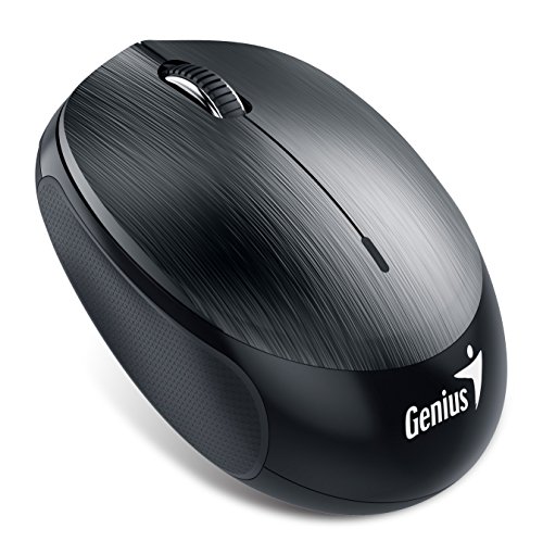 Genius NX-9000BT Bluetooth+USB BlueEye 1200DPI Ambidextro Negro, Grafito - Ratón (Bluetooth+USB,...