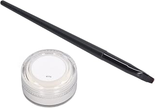 Kit de Mapeamento de Sobrancelha, Fácil de Remover, Pasta de Sobrancelha Segura, Branca e Ecológica Com Pincel para Sobrancelha