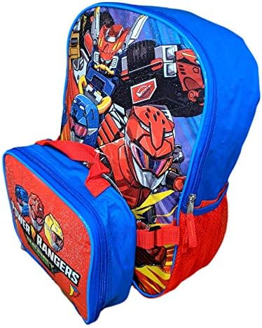power ranger backpack and lunchbox