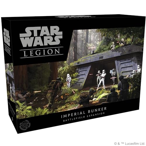 Atomic Mass Games Star Wars: Legion Imperial Bunker Battlefield Expansion - Fortify Your Empire! Tabletop Miniatures Strategy Game for Kids and Adults, Ages 14+, 2 Players, 3 Hour Playtime, Made
