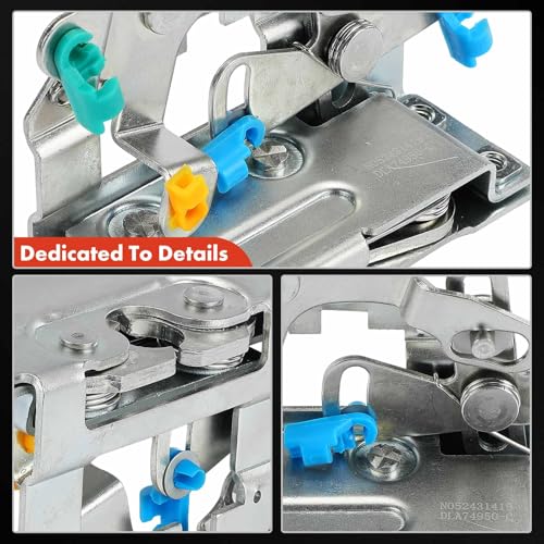 A-Premium Door Lock Latch Compatible with Jeep Vehicles - YJ Series Wrangler 1987-1995, Half Door Model - Front Driver and Passenger Side, 2-PC Set, Replace# 55074950, 55074951 - Thumbnail 7