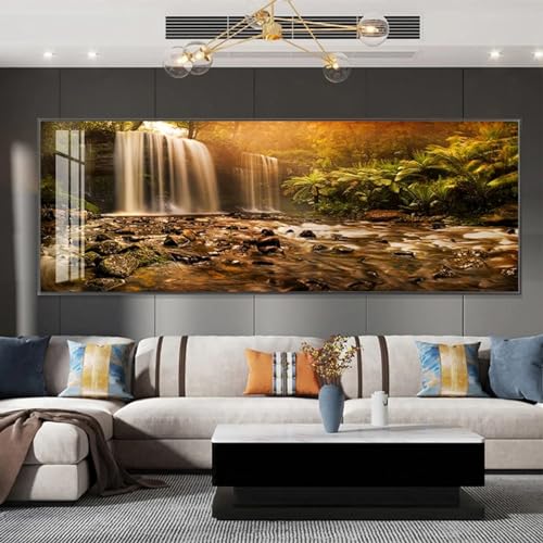 Peinture murale sur toile panoramique au rendu artistique premium