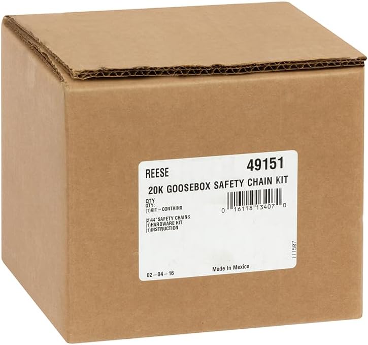 Reese Towpower 49151 Goose Box Fifth Wheel Trailer Safety Chains, 20,000 lbs. Capacity - Image 2