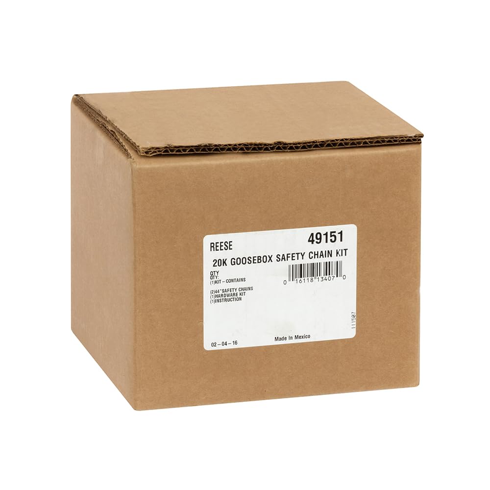 Reese Fulton 49151 Kit de chaîne de sécurité pour remorque à oie 20 K