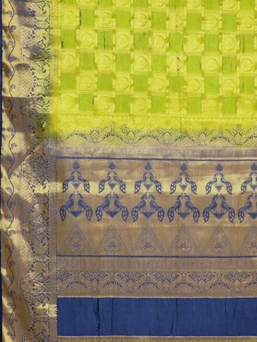Image of Women's Banarasi Silk With Jacquard Print Saree With Blouse