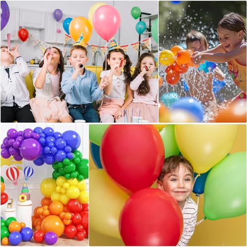 Gokyvei CAISEQIQIU Colorful Balloons 110Pcs 12-Inch Premium Colored Latex Balloon thumb #6