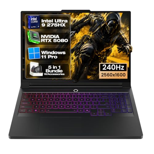 Image of Lenovo Legion Pro 7i Gaming Laptop 16 inch WQXGA OLED Intel Ultra 9 275HX