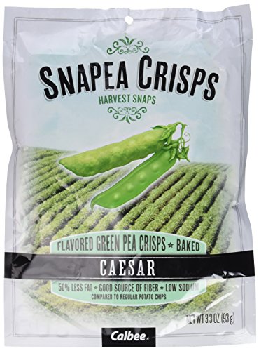 Harvest Snaps Snapea Crisps Ceasar - Pack of 3, 3.3 Oz. Ea. - Thumbnail 2