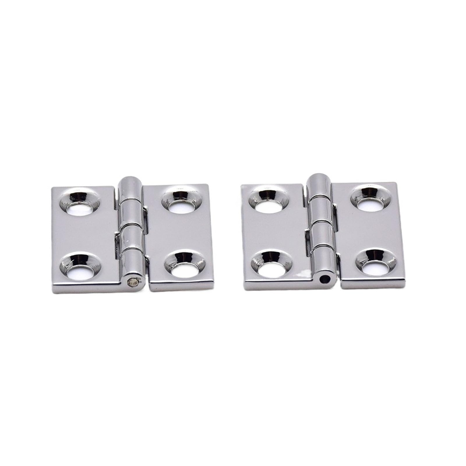 2pcs 25x25mm Zinc Alloy Hinge Jewelry Box Hinges(Silver)