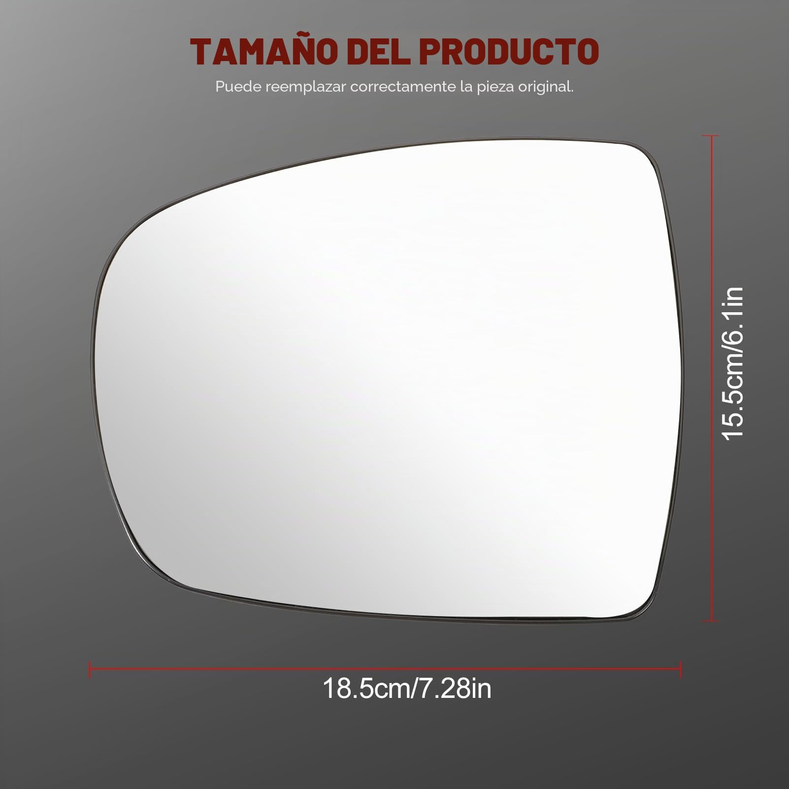 Cristal Retrovisor Calefactable Derecho Compatible Con Renault Trafic Mk2 O.pel Vivaro A Nissan Primastar 2001-2014 Espejo Retrovisor Calefacción 9636500QAK 9636600QAH 7701050267 4408323 44010618