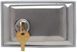 Legrand Pass & Seymour WPH8L Dustproof Stainless Steel Locking Wall Plate Cover, 1 Gang, One Horizontal Toggle Switch Cover, Stainless (1 Count)