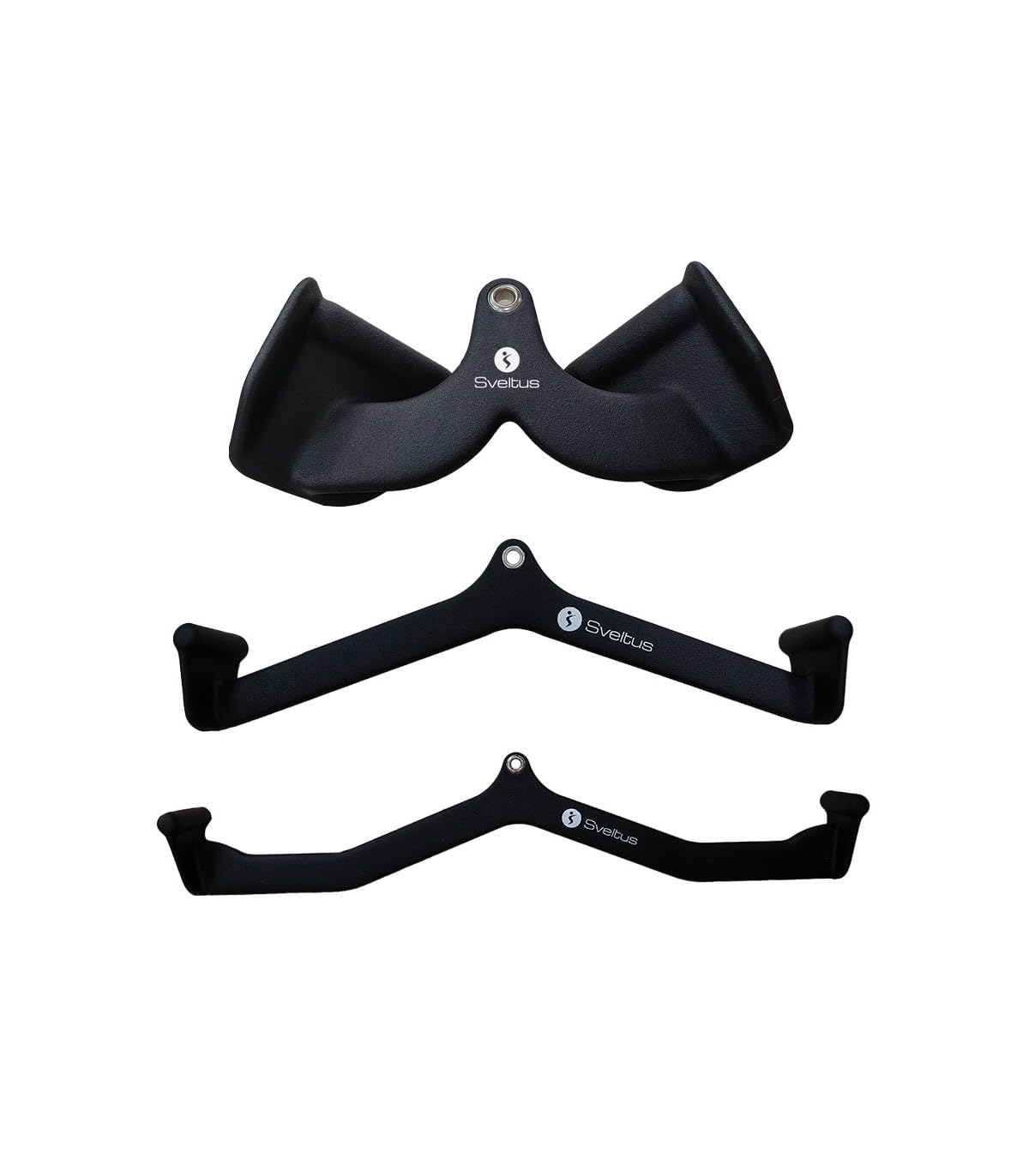 sveltus Pull Handles, Black, One Size