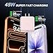 Phone 17 16 Pro Max Charger Fast Charging, 45W USB C Phone 17 16 Super Fast Charger Block with 10ft Long Type C Charging Cable Cord for i.Phone 17 Pro Max/17 Pro/17 Air/17/16/16Pro/16 ProMax /15/S25