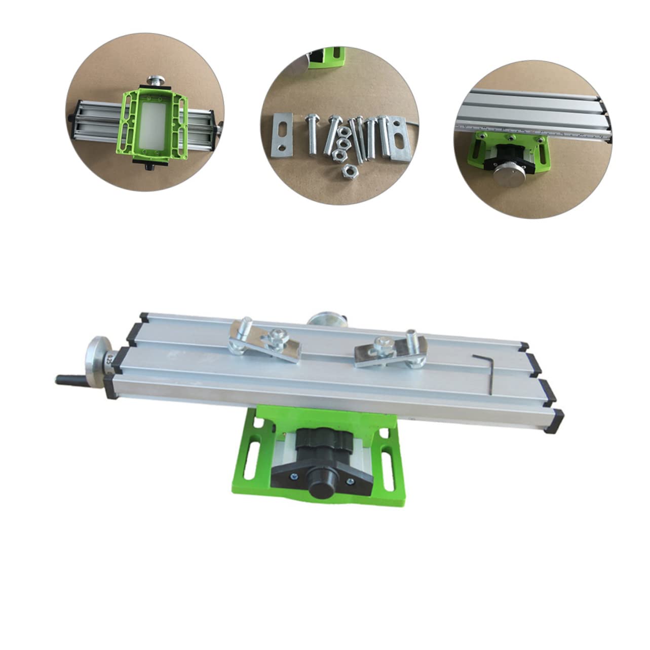 SEWACC 12.2-3.54 Inch Mini Milling Machine Work Table Vise Cnc Clamps for Drill Press Benchtop