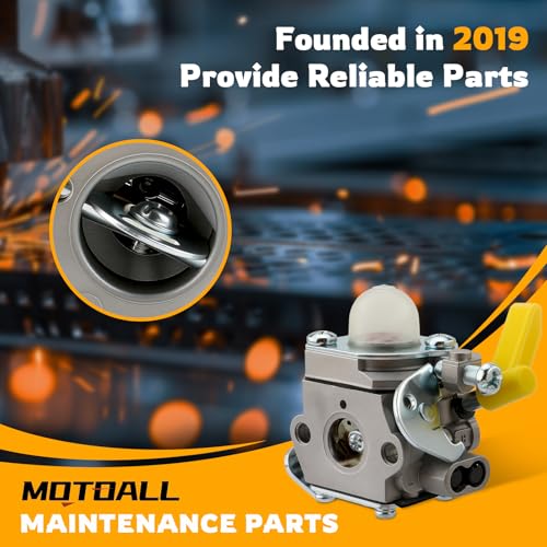 MOTOALL C1U-H60 Carburetor Blower for Homelite Ryobi RY28100 RY28120 RY28121 RY28140 RY28141 RY28160 RY28161 25cc 26cc 30cc Trimmer with AC04122 Air Filter Kit