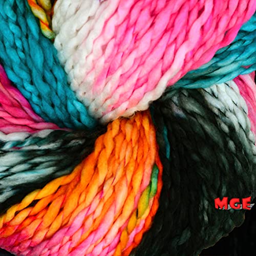 Image of Knitting Yarn Thick Chunky Wool, Sumo CloudBow 300 GMS Best Used with Knitting Needles-RJ Art-HBE