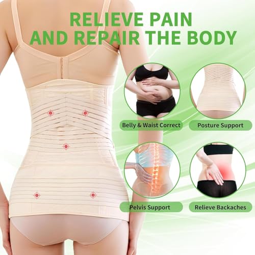 Faja posparto y cinturón de apoyo abdominal talla L miniatura 4