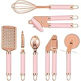 7 pieces Kitchen Gadget Set ,Copper Coated Stainless Steel Utensils, Utensil Sets,Non-Stick and Heat...