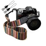 [page_title]-Eorefo Kameragurt Vintage Böhmen Kamera Schultergurt HalsTragegurt für DSLR Kamera,Mehrfarbig.