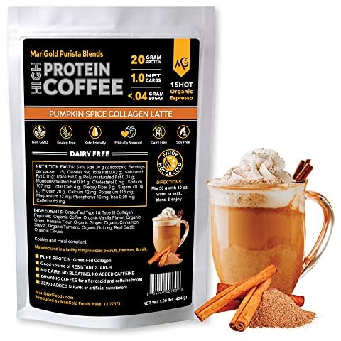 MariGold Pumpkin Spice Collagen Coffee Cover