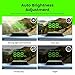 KUOWEIHUD Heads up Display for Cars,Car HUD,Head up Display for Car,Car Speedometer Display,Automatic Brightness Adjustment,Speeding Alert,USB Cable Plug & Play