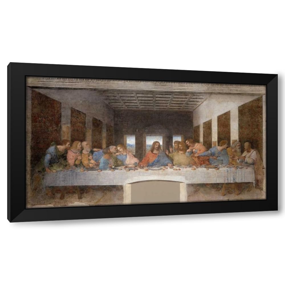 Amazon.co.jp: ダ・ヴィンチ、レオナルド 18x12 ブラック モダン
