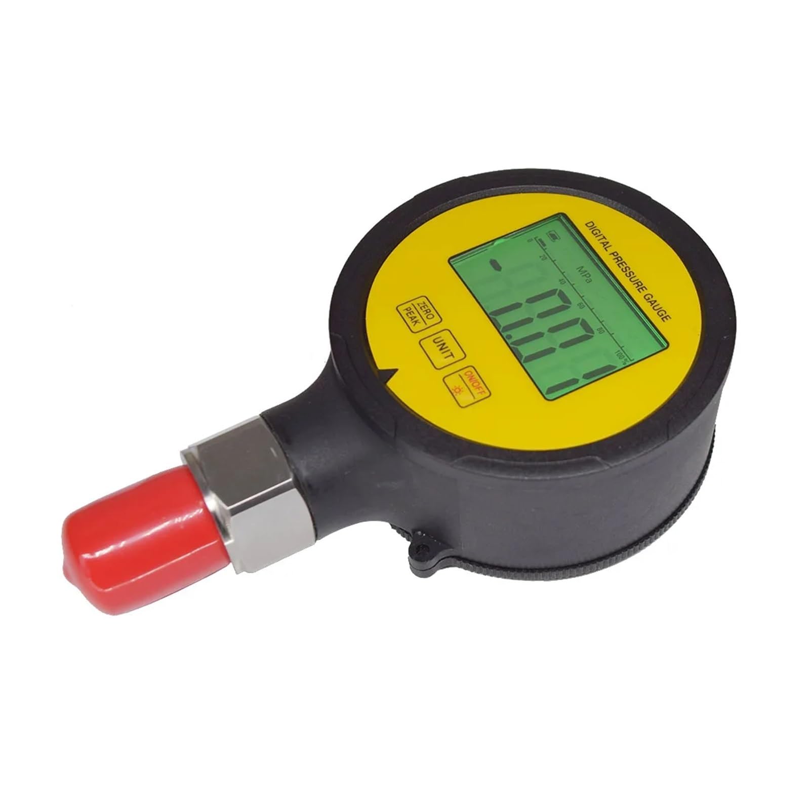 Manómetro digital de precisión, kit de manómetro hidráulico de 600 bar G1/4 Precisión 1% for acoplamiento de excavadora Komatsu(2m Cable)