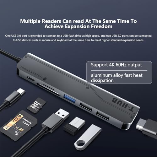 Image of Lenovo ThinkPad E16 Gen 2 Business Laptop, 16 inch FHD+ Display, AMD Ryzen 5 7535U, 32GB DDR5 RAM, 1TB SSD, Fingerprint, Backlit Keyboard, Webcam, Wi-Fi 6, Windows 11 Pro, Bundle with 7-in-1 USB-C Hub