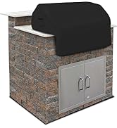 Covers & all Built-in Grill Cover Made of 12 Oz Waterproof Fabric with Air Pocket & Elastic for S...