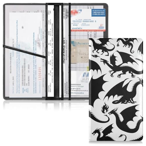 Organizador de guantera slim de piel miniatura 6