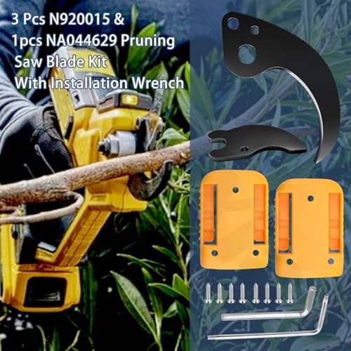 Image of 3 Pcs N920015 & 1pcs NA044629 Pruning Saw Blade Kit for Dewalt Pruner
