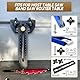 Dünne Rip Jig, Aluminiumlegierung Tischsäge Thin Rip Jig Guide Extended Table Saw Jig Guide for Repeat Narrow Strip Cuts Works Fast Thin Ripping Guide for 3/20.3 cm x 3/10.2 cm T Slot