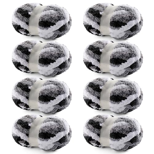 8 Pack Chunky Yarn for Hand Knitting - Chunky...