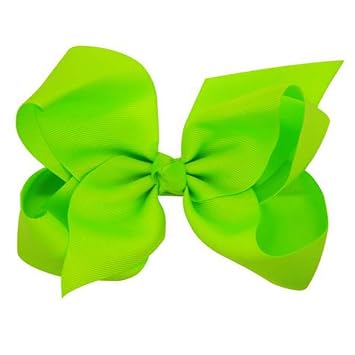 Green Color Hair Bow Hair Clip Boutique Hairs Bow Alligator Clip for Women Girl Hairpin 6 Inch Solid HAIR Accessories TSFJ02N Green