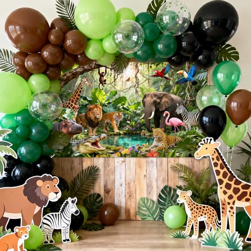 Fondo Fotográfico Avezano Jungle Party 180x110cm miniatura 4