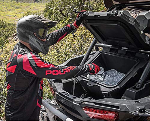 Polaris RZR Lock & Ride Rear Hard Insulated Cooler Box, 51 Quart, Black, for Specific 900, Trail, Trail S, Trail S4 Models and More, Locking Lid, 48 Hour Ice Retention, for Food, Drinks - 2881556