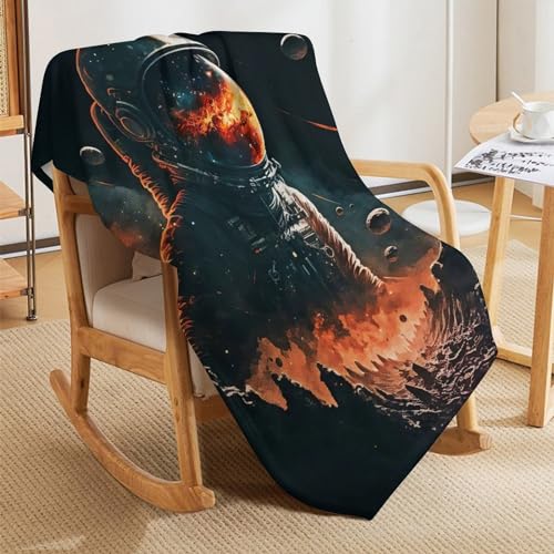 Manta de astronauta para sofá el regalo ideal de 130x180 cm 5