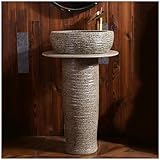 CONSTRUCTION ROBUSTE : Fabriqué en argile kaolin de première qualité, cet évier allie une durabilité exceptionnelle à une beauté intemporelle. Façonné artisanalement d’une seule pièce et cuit à une température impressionnante de 1 380 °C, il présente une texture artistique unique. Les rebords du robinet offrent un espace de rangement supplémentaire pour les savons, les serviettes et le pot-pourri.