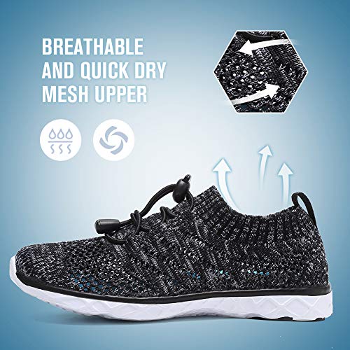 EQUICK Kids Water Shoes Boys & Girls Kids Aqua Shoes Swim Shoes Athletic Sneakers Lightweight Sport Shoes (Toddler/Little Kid/Big Kid)4