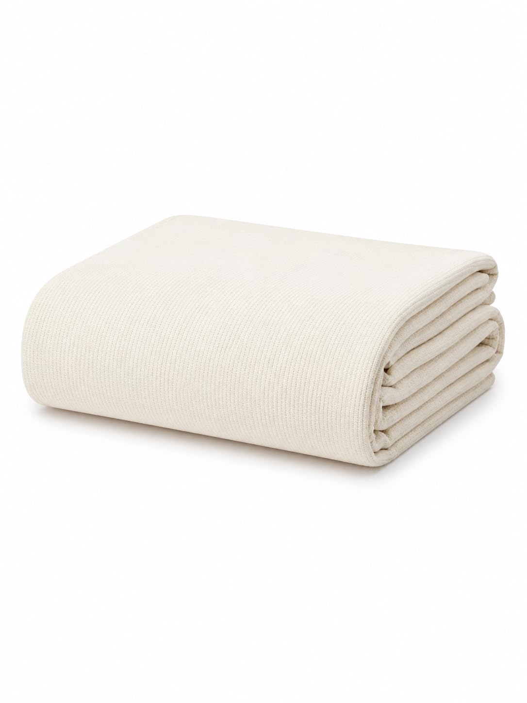 Hana YOG Iyengar Yoga Blanket 100% Cotton Handwoven | Thick Support Blanket for Restorative Yoga, Meditation & Therapy | Soft, Durable & Machine Washable | Off-White | Eco-Friendly 3