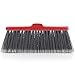 Fuller Brush Fiesta Red Kitchen Broom - Heavy Duty Floor Sweeper w/Fine Long Bristles - Dust Sweeping For Home/Commercial Kitchen & Warehouse Floors