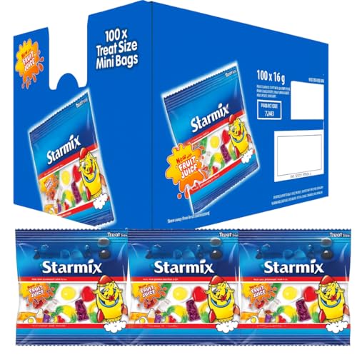 Haribo Starmix Sweet Mini Bags – 100 x 16g Bags - Bulk Party Pack of Mixed Flavour Fruity Sweets for Birthday Parties, Christmas, Halloween and Events. - Image 2