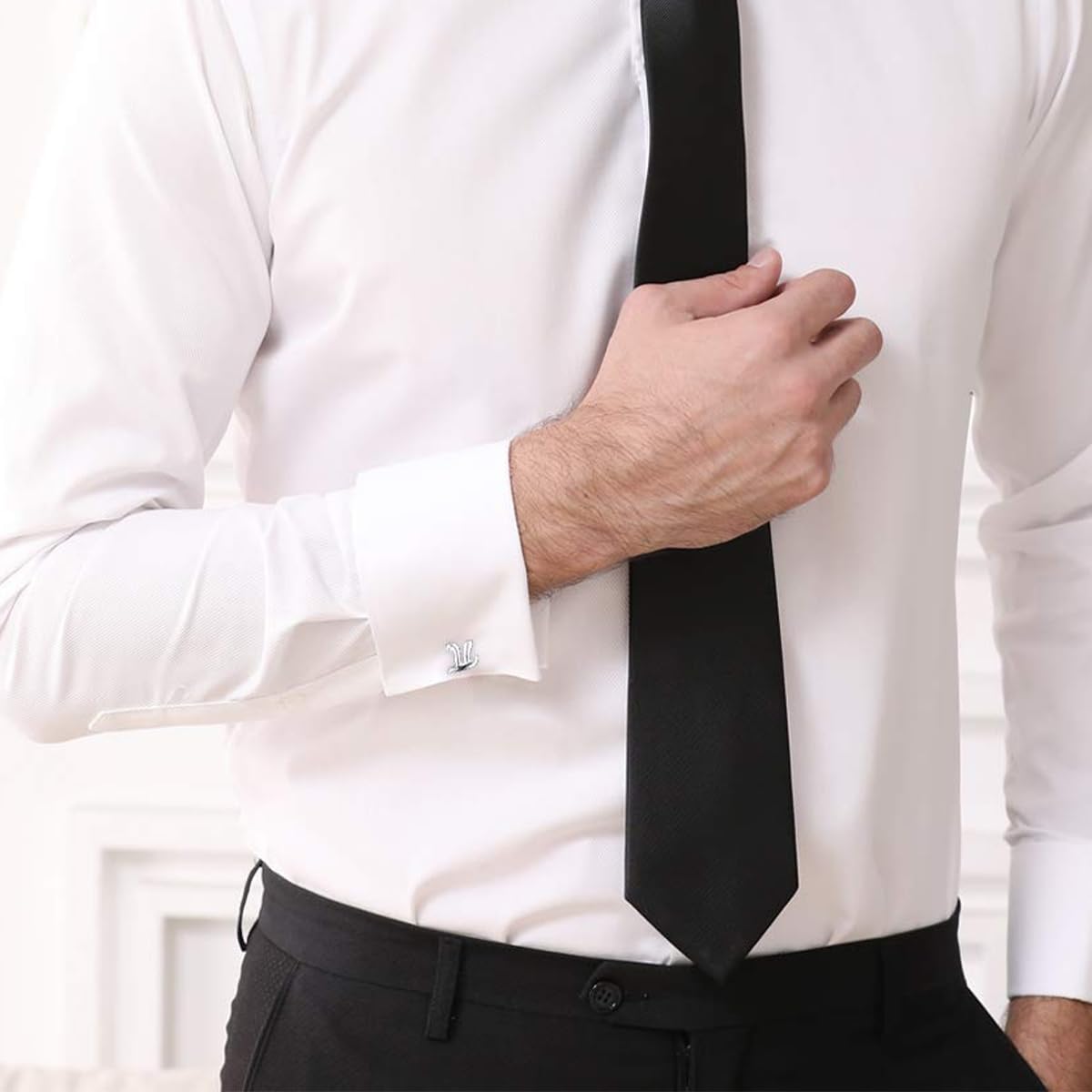 Ubric 2 gemelos con símbolo de matemáticas físicas para esmoquin, camisas y ocasiones especiales