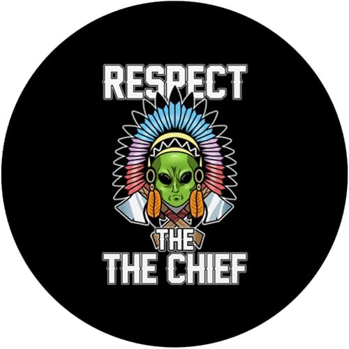 Miniatura 3 de Nativ American Indian Alien Respect The Chief PopSockets Swappable PopGrip