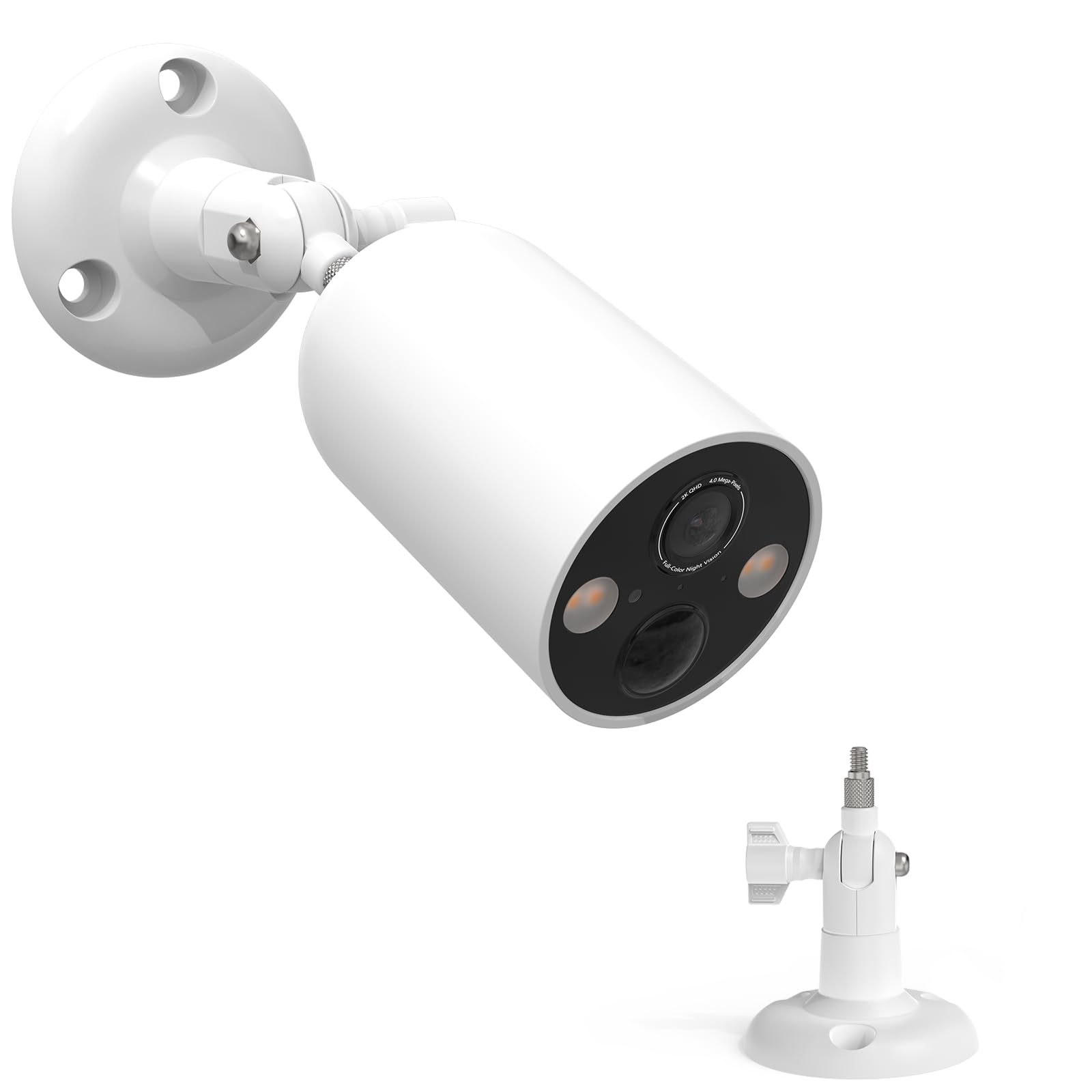 HOLACA Support mural compatible avec TP-Link Tapo C425/C460 (KIT) (caméra non incluse), 1 support, blanc