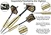 CC-Exquisite Premium Steel Tip Darts Set - Professional Darts, Brass Barrels, Metal Tip Darts, Extra Flights, (12) Aluminum Shafts 35/48, O-Rings, Dart Tool, Dart Sharpener, Darts Case.