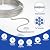 TooTaci Globe String Light Suspension Kit, Turnbuckle Wire Tensioner kit for Outdoor Light String Hanging Light Guide Wire?66ft PVC Caoted Stainless Steel Cable Wire Rope,M5 Turnbuckle kit All Need…